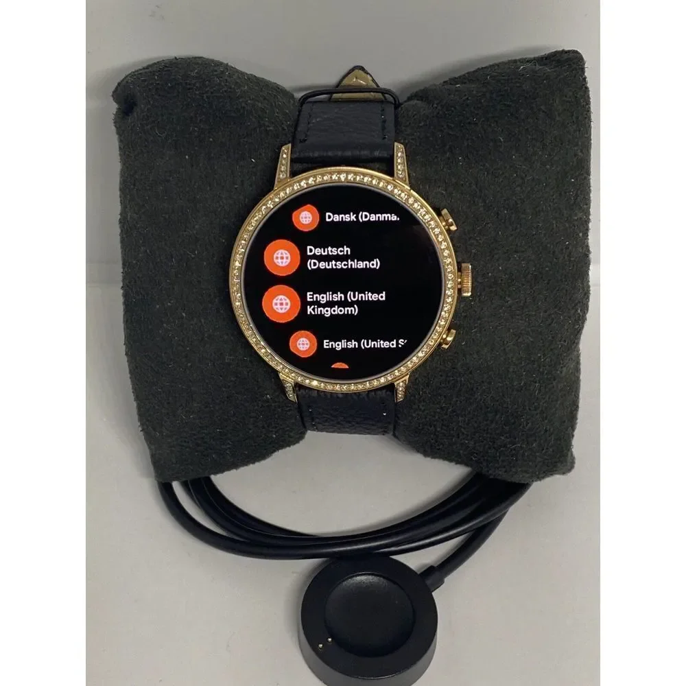 Fossil Gen 4 Authentic Digital Dial Smart Watch Custom Band FTW6015 AB522